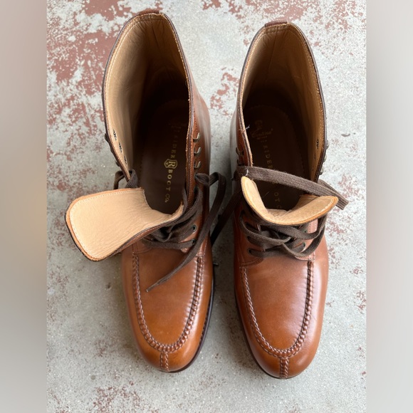 Cortina X Rider Boot Company honey shell cordovan boots. - Picture 2 of 8